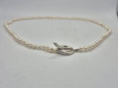 Ellipse freshwater pearl bracelet