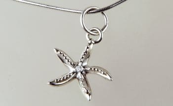 Starfish with Diamond