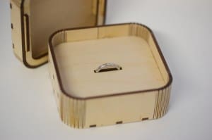 Finsihed ring and box