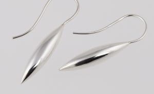 Silver Torpedo earrings